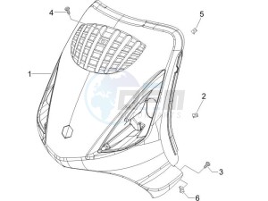 ZIP 50 4T 25 KMH NOABS E4 25kmh (EMEA) drawing Front shield