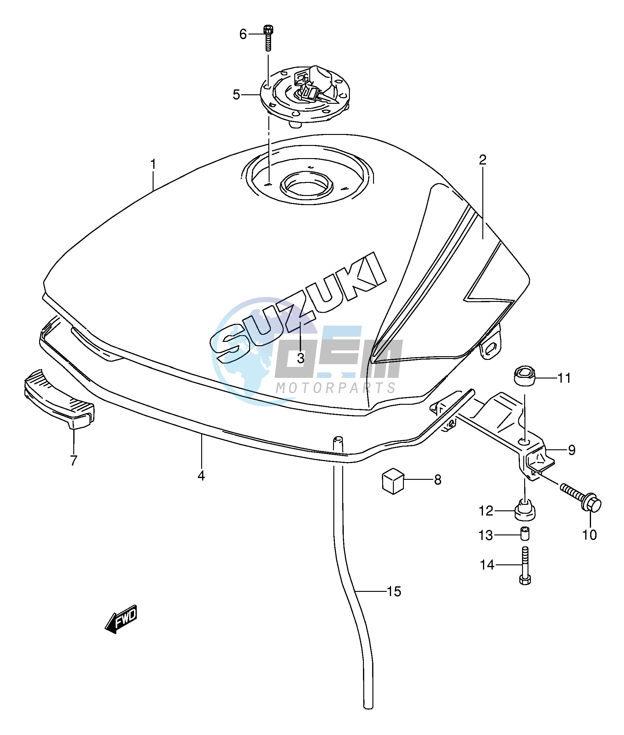 FUEL TANK (MODEL M)