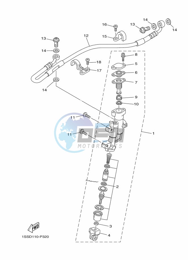 REAR MASTER CYLINDER