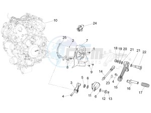 RSV4 1100 RACING FACTORY E4 ABS (APAC) drawing Engine-Completing part-Lever