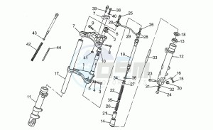 V 35 350 Carabinieri - PA Carabinieri/PA drawing Front fork