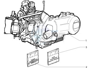 Beverly 125 Sport e3 drawing Engine assembly