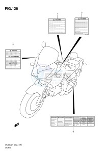 DL650 (E2) V-Strom drawing LABEL (DL650AL1 E24)