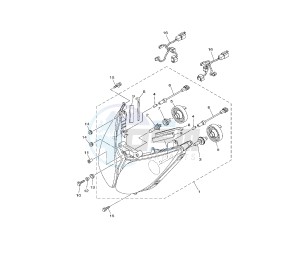 XP T-MAX SV 500 drawing HEADLIGHT