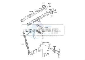 ZX-6R NINJA - 636 cc (EU) drawing CAMSHAFT