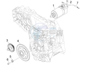 SR Max 125 drawing Starter - Electric starter