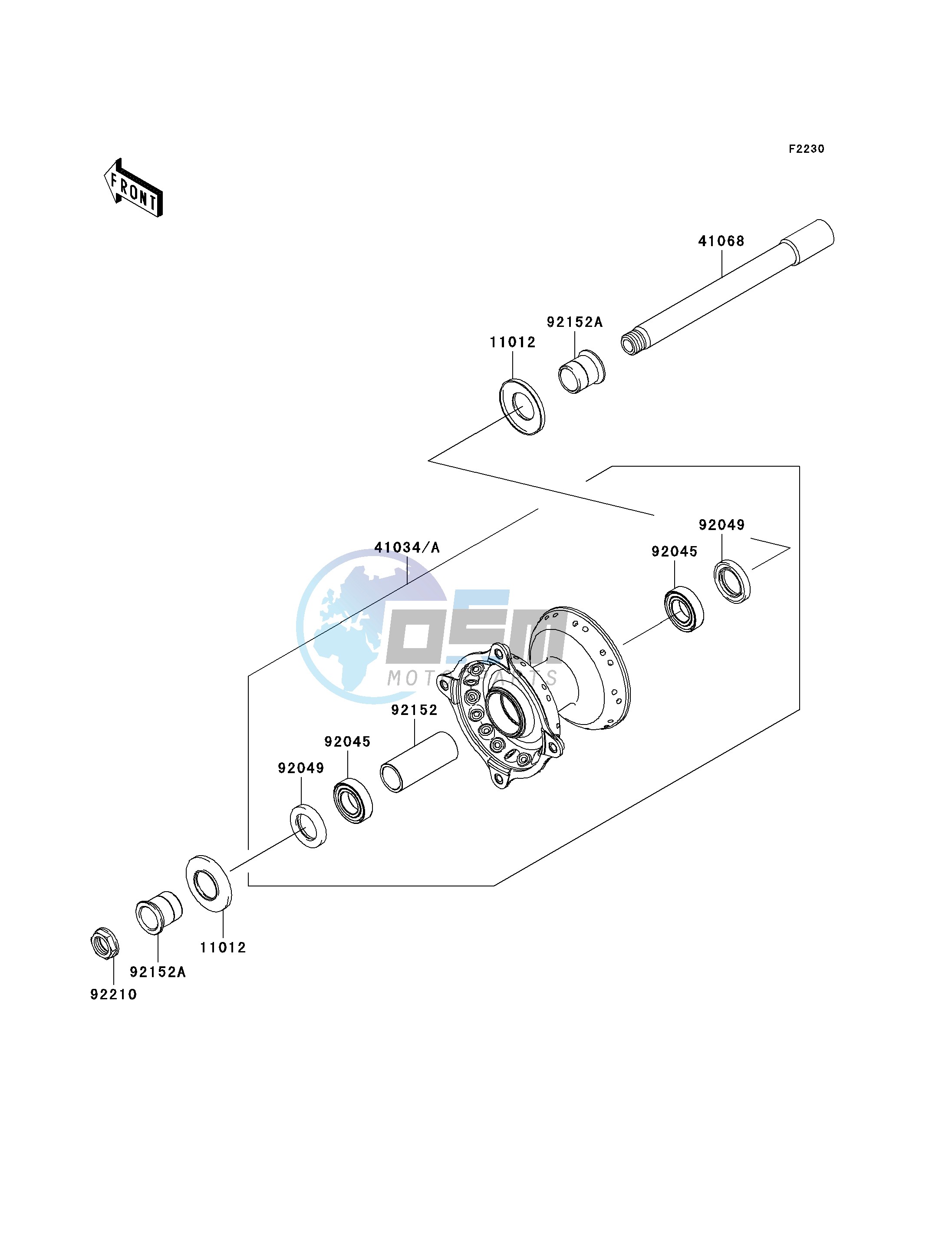 FRONT HUB