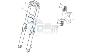 V7 Special 750 USA-CND drawing Front fork I