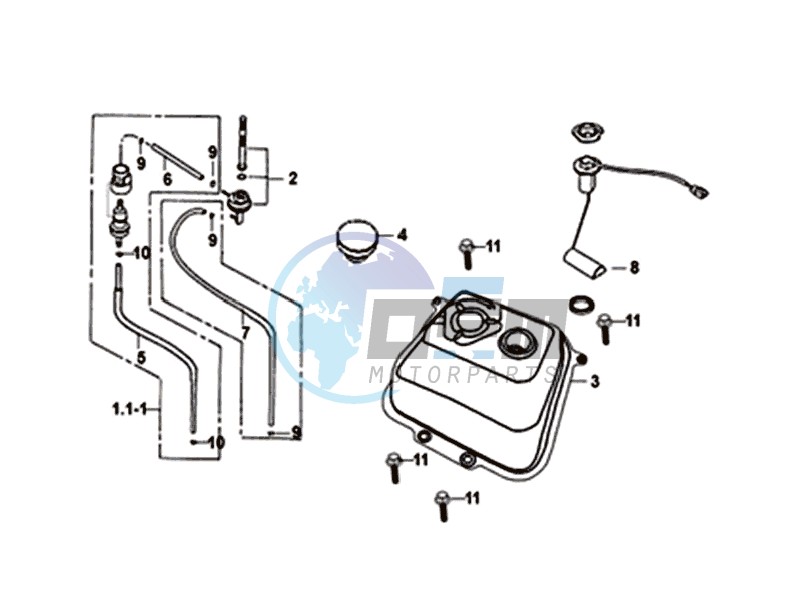 FUEL TANK -  FUEL GAUGE