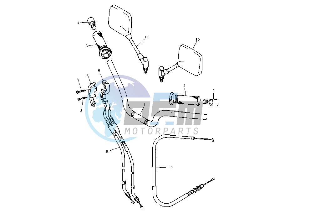 STEERING HANDLE -CABLE