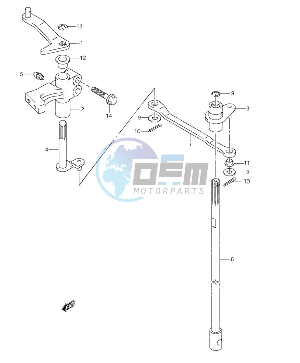 Clutch Shaft (S/N 373696 to 681517)