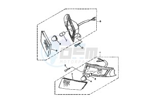 CT SS 50 drawing FRONT FLASHER LIGHTS