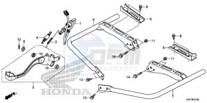 TRX420FA5F TRX420F Europe Direct - (ED) drawing STEP/ PEDAL