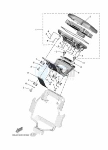 XSR900 MTM890 (BEA1) drawing METER