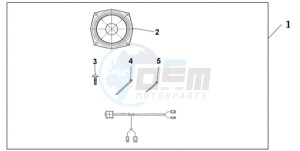 GL18009 NZ / AB NAV - (NZ / AB NAV) drawing REAR SPEAKER SET