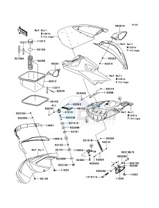 JET SKI ULTRA LX JT1500C8F EU drawing Hull Front Fittings