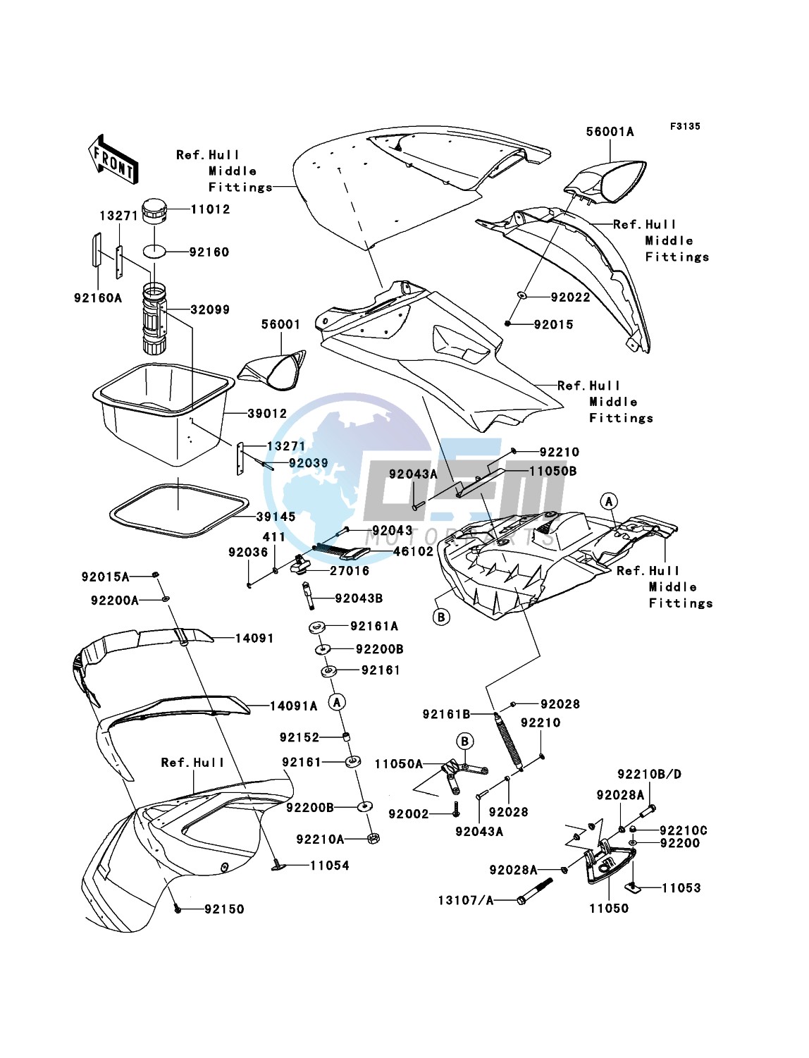 Hull Front Fittings