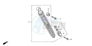 SJ50 BALI drawing REAR CUSHION