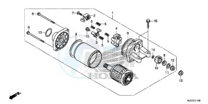 CB650FAE CB650FA 2ED drawing STARTING MOTOR