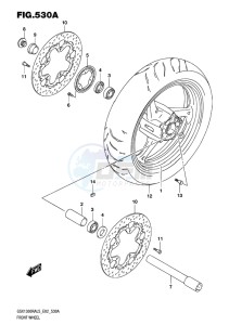 GSX-1300R ABS HAYABUSA EU drawing FRONT WHEEL