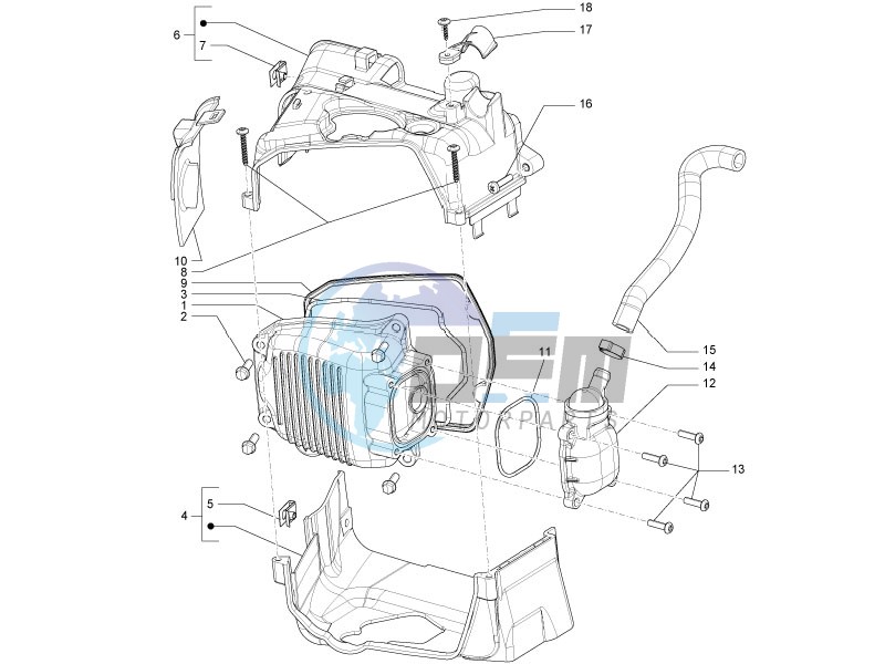 Cylinder head cover