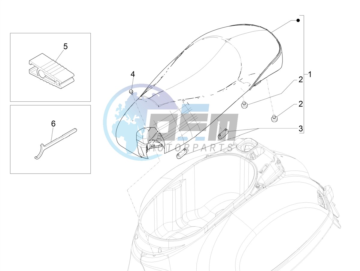 Saddle/seats