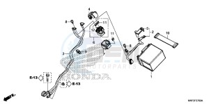 CBR1000S2 2ED - (2ED) drawing BATTERY