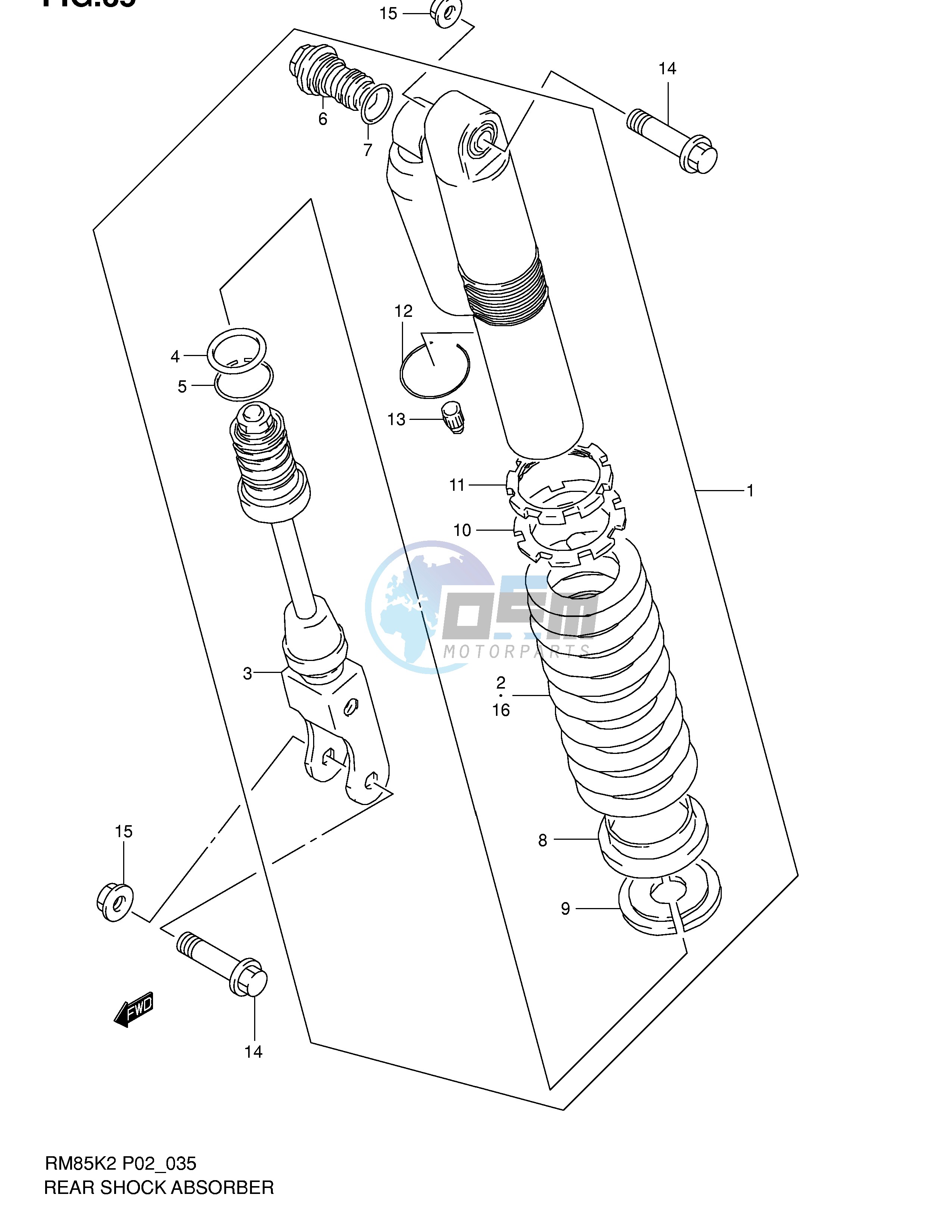 REAR SHOCK ABSORBER