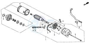 VT750C3 drawing STARTING MOTOR