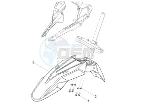 SX 50 FACTORY E4 (EMEA) drawing Front mudguard-Pillar