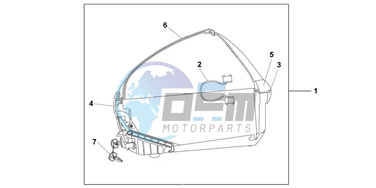 45L TOPBOX VERNIER GREY METALLIC