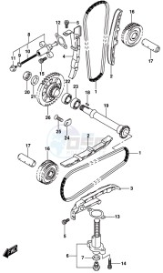 DL1000A drawing CAM CHAIN