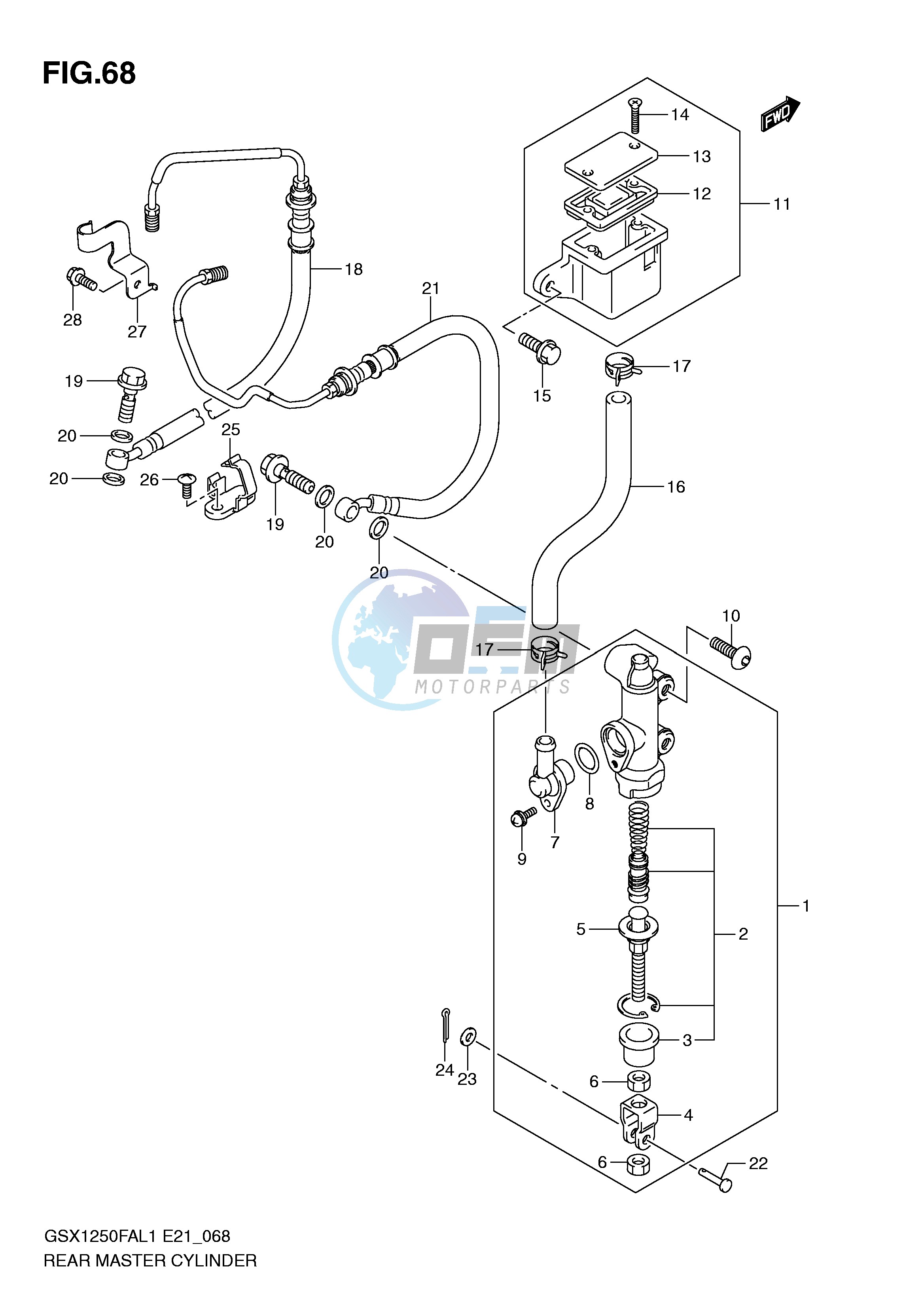 REAR MASTER CYLINDER