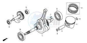 TRX500FPE drawing CRANKSHAFT/PISTON