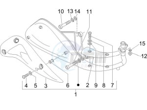 Liberty 200 4t Sport drawing Silencer