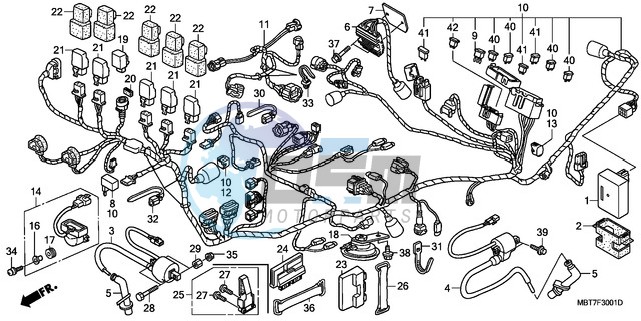 WIRE HARNESS (XL1000VA)