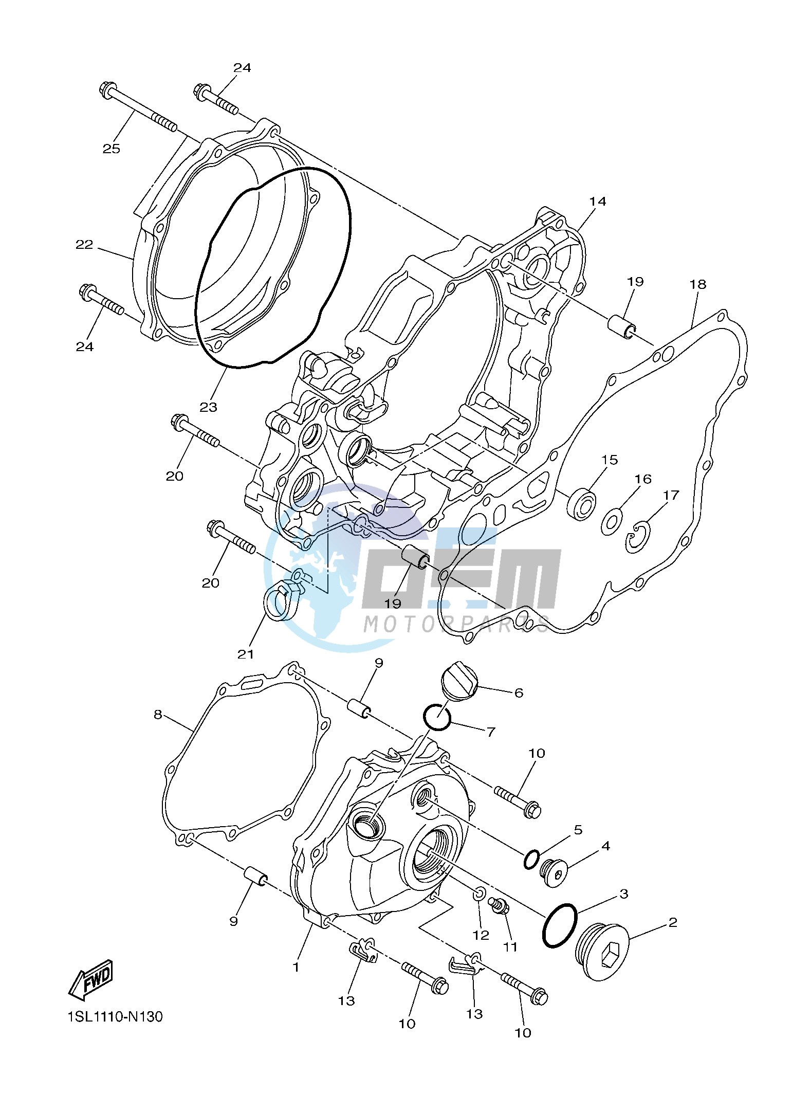 CRANKCASE COVER 1