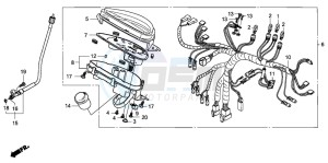 SH50 drawing SPEEDOMETER