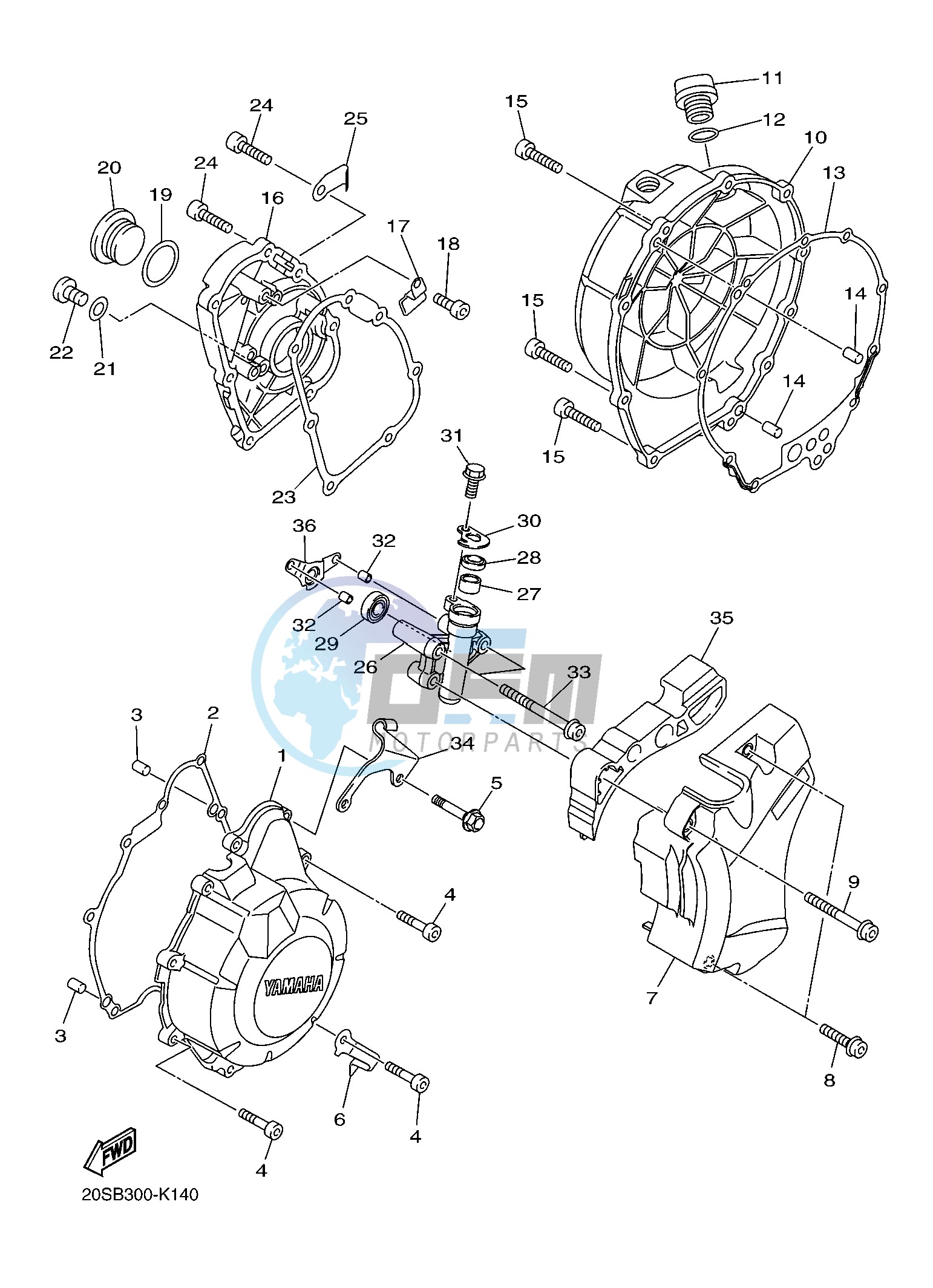 CRANKCASE COVER 1