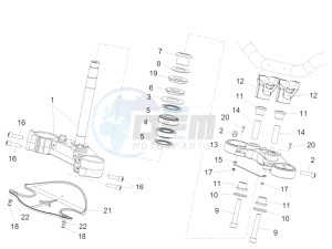 ETV Caponord 1200 drawing Steering