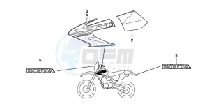 XR650R drawing STRIPE (XR650R6)