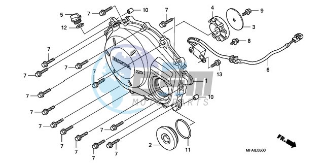 RIGHT CRANKCASE COVER