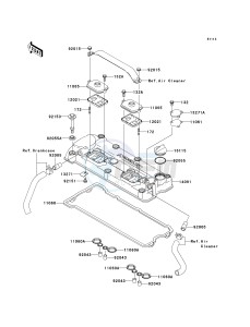 JT 1200 B [STX-12F] (B1-B3) [STX-12F] drawing CYLINDER HEAD COVER-- JT1200-B1- -