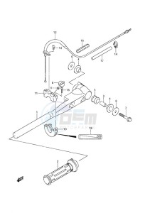 DF 2.5 drawing Tiller Handle