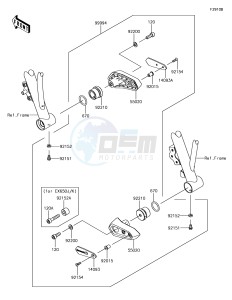 Z650 ER650HJF XX (EU ME A(FRICA) drawing Accessory(Frame Slider)