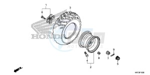 TRX420FA6G TRX420 Europe Direct - (ED) drawing REAR WHEEL