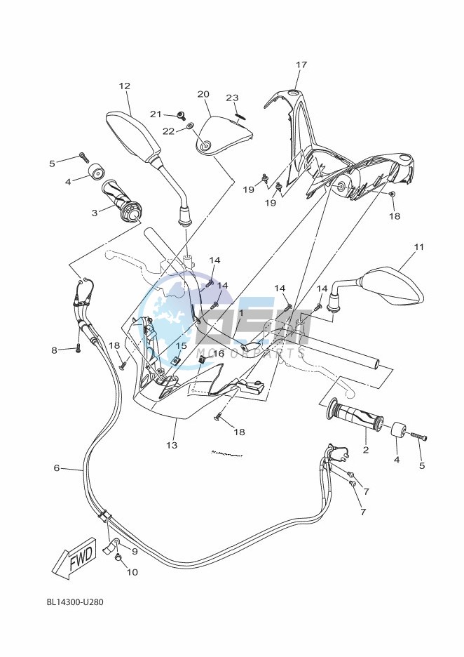 STEERING HANDLE & CABLE