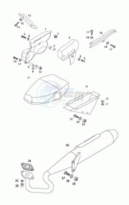 FUN_SPORT_R_L1 50 L1 drawing Exaust-seat-covers