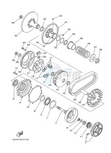 YFM350FWA GRIZZLY 350 4WD (1NSK) drawing CLUTCH