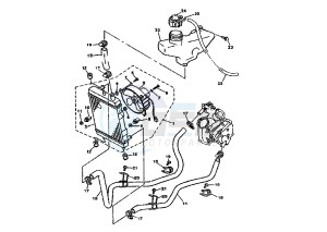 YP E MAJESTY 125 drawing COOLING SYSTEM